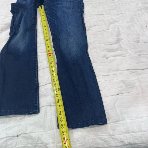 Hudson stretchy Blue Flare Wide Leg Denim jeans size 31 - Picture 6 of 10